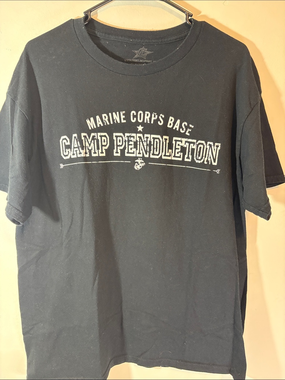Camp Pendleton Black Graphic Tee - Marine Corps Base